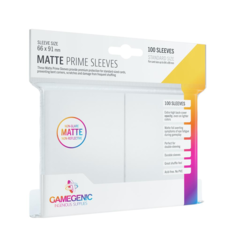 GG1029 Gamegenic Matte Prime Sleeves - White