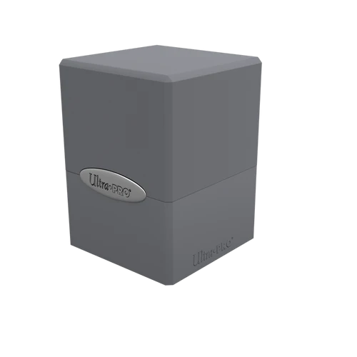 Satin Cube Deckbox - Grey