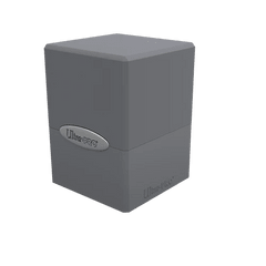 Satin Cube Deckbox - Grey