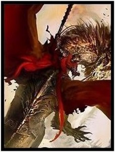 50 ct Crimson Rider Card Sleeves