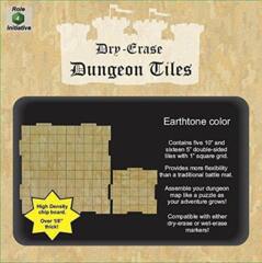 Dry Erase 5 in. & 10 in. Dungeon Tiles - Eathtone