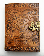 3140 - Ouija Board Leather Embossed Journal