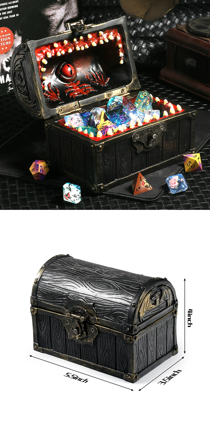 DAD223 - Mimic Dice Chest