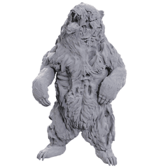 WZK 90746 - WizKids Deep Cuts Unpainted Minis: W24 Zombie Grizzly Bear