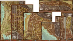 D&D 5E (GF9) - Waterdeep Dragon Heist Map Set (Tube)