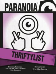 Paranoia - Thriftylist Deck