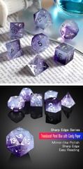 DAD637 - Sharp Edge Dice Set (7pc) Dreams
