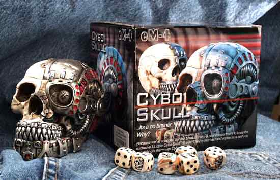 Cybo Skull Dice Holder