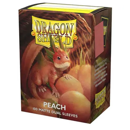Dragon Shield - 100 Matte Dual - Peach