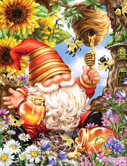 500pc - Gnome Worries Bee Happy