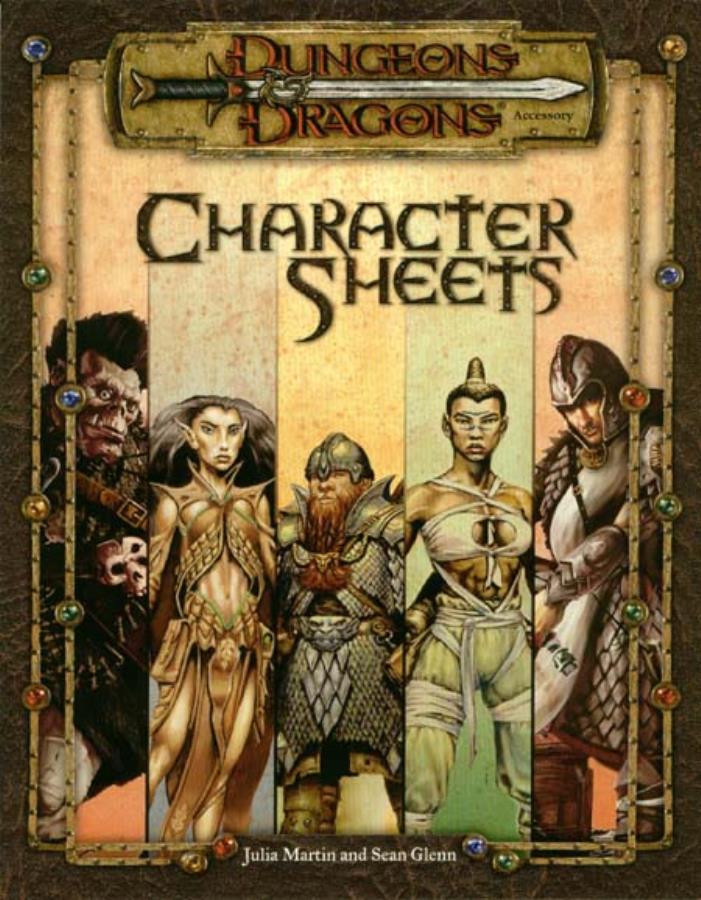 D&D 3E - Character Sheets 11642