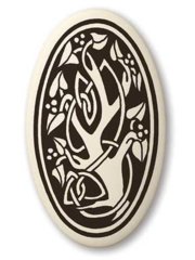 Celtic Sacred Tree Oval Pendant