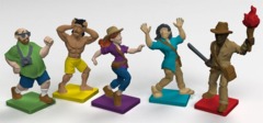 Fireball Island - Painted Figures