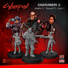 Cyberpunk Red Miniatures - Edgerunners D