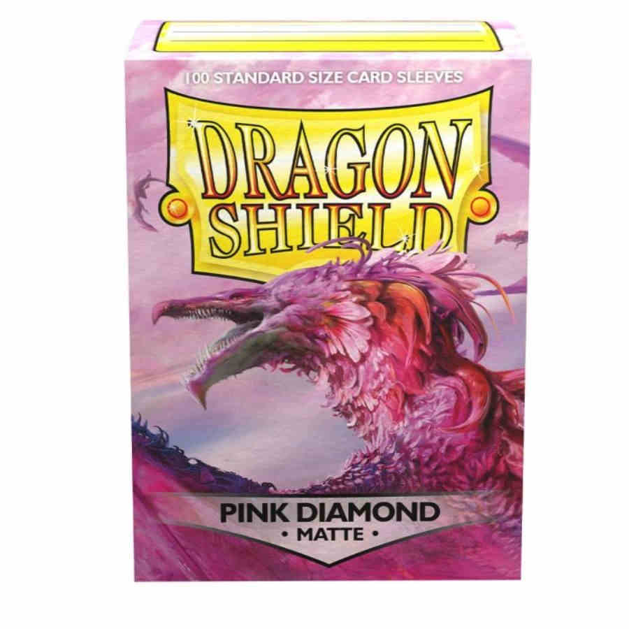 Dragon Shield Box 100 Matte Pink Diamond