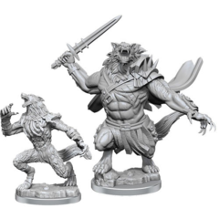 WZK 90397 MTG Unpainted Miniatures - Zurgo Helmsmasher & Unyielding Krumar