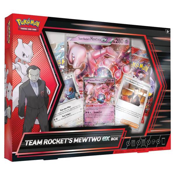 Pokemon TCG: Team Rocket’s Mewtwo ex Box