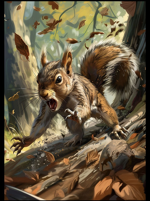 Ai Armor Art Sleeves 100ct - Squirrels