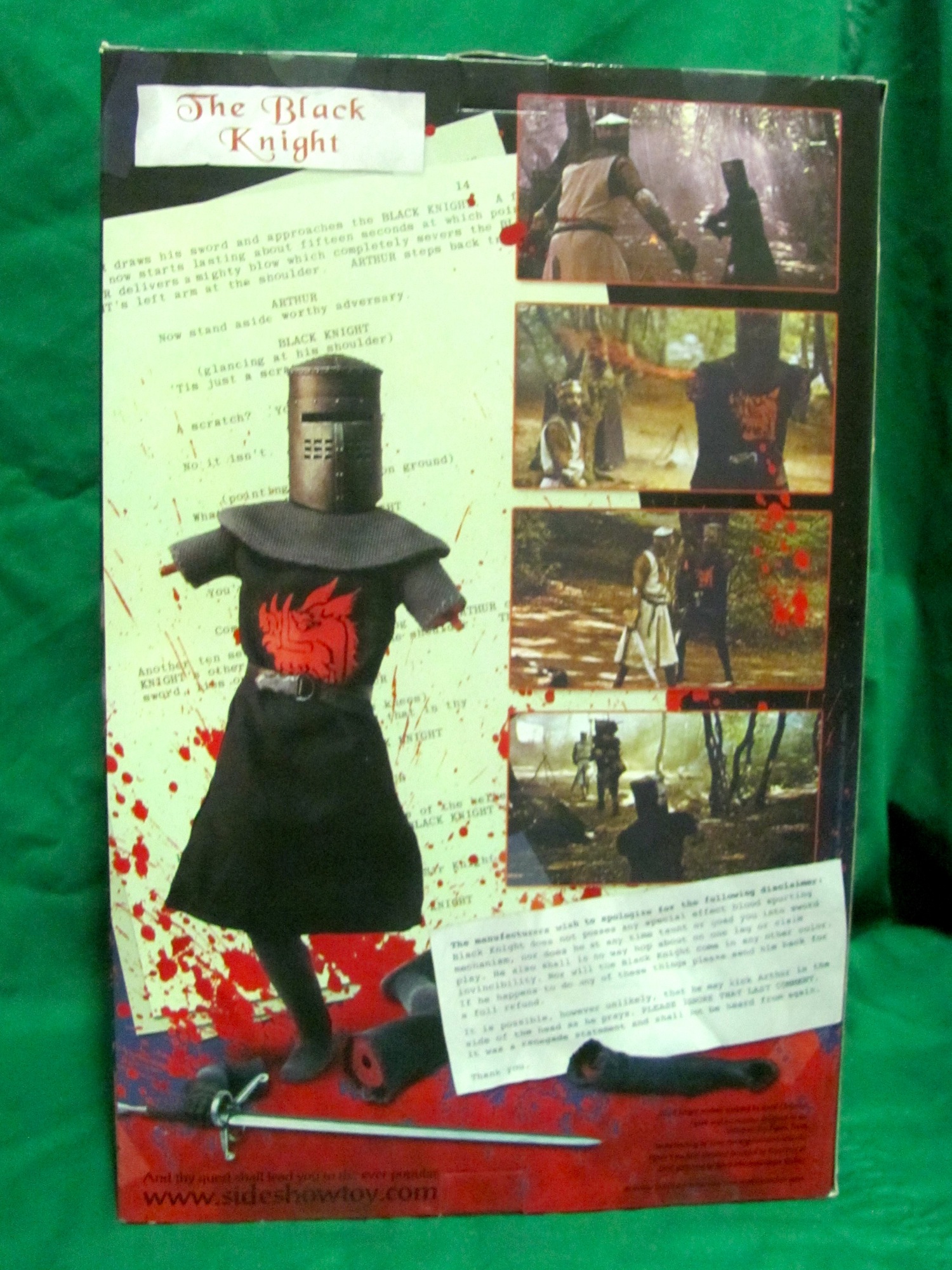 Monty Python & Holy Grail Black Knight 12 Figure