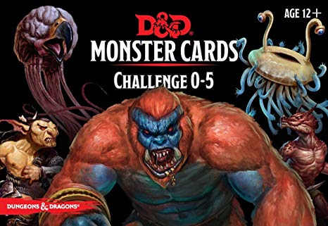 D&D 5E (GF9) - Monster Cards - Challenge 0-5