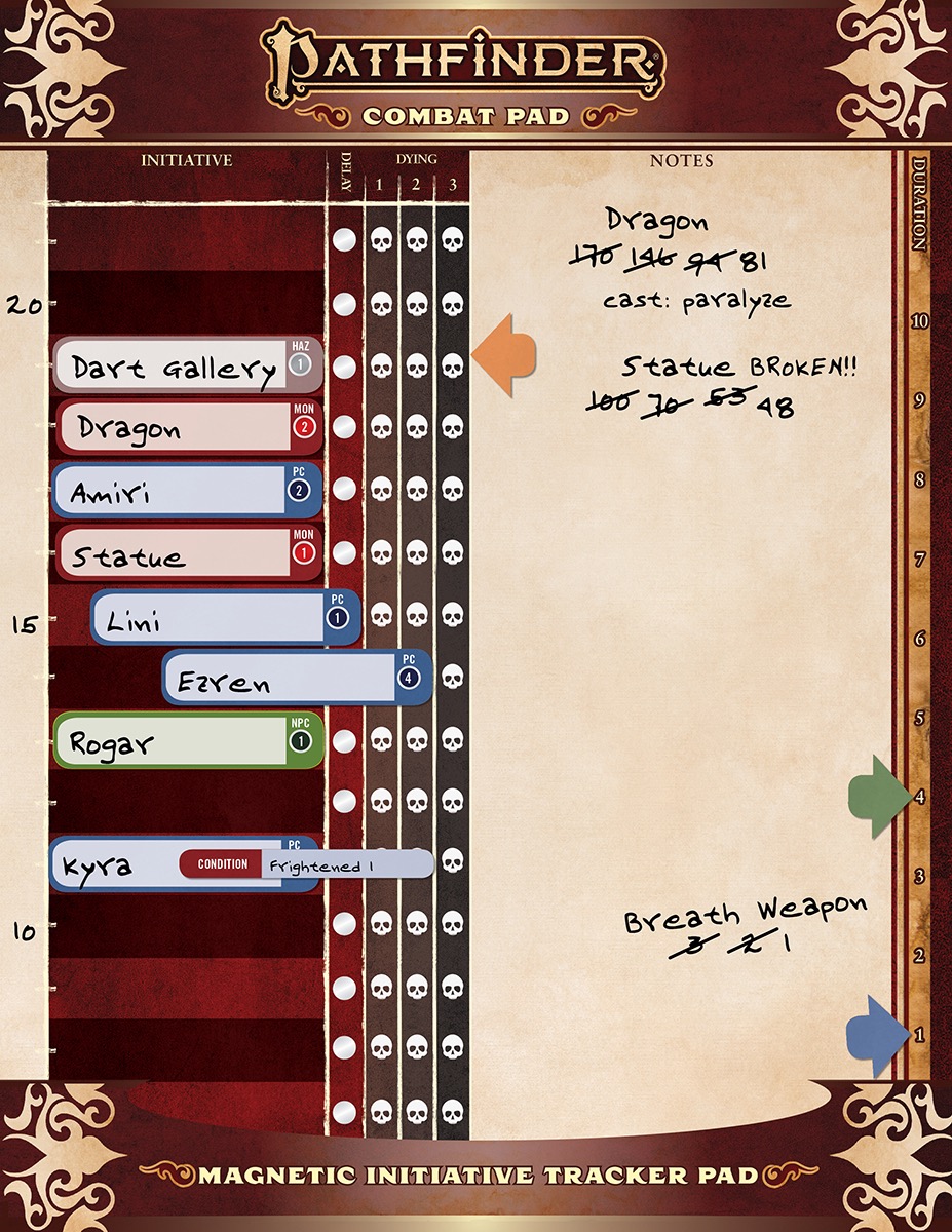 Pathfinder 2E - Combat Pad