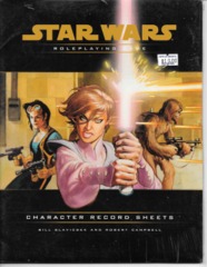 Star Wars RPG Character Record Sheets