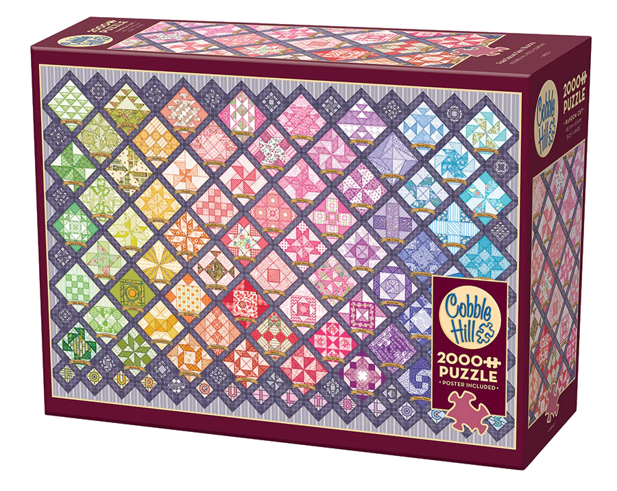 2000pc - Four Square Quilt Blocks