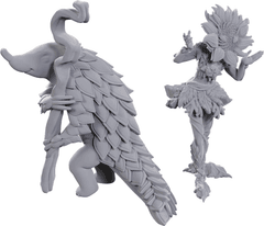 WZK 90765 - Pathfinder Battles Deep Cuts Unpainted Miniatures: W25 Sunflower Leshy and Fruit Leshy