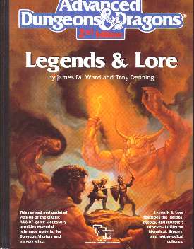 AD&D 2E - Legends & Lore 2108 HC