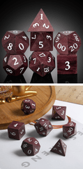 DAD840 - Wood Dice Set - Purpleheart Wood