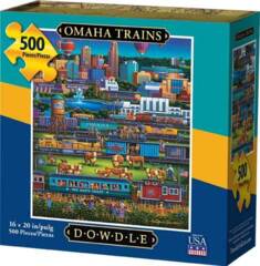 500pc - Omaha Trains