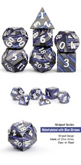 DAD670 - Metal Stripe Dice Set (7pc) - Stargate