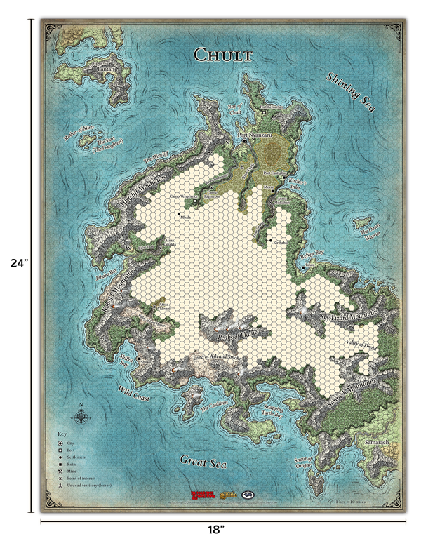 D&D Game Mat - Tomb of Annihilation