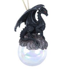 11459 Checkmate Blue Dragon Ornament