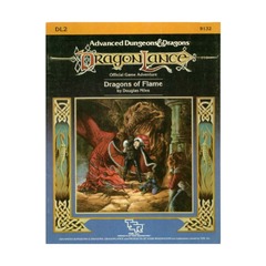 AD&D - DL2 Dragon Lance Dragons Of Flame - 9132