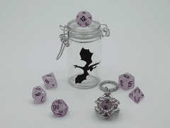 Dice: Jar w/ Keychain Cage