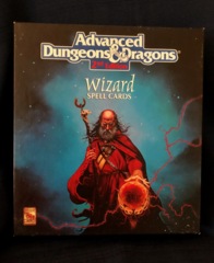 AD&D 2E Wizard Spell Cards TSR Boxed Card Set Near Mint