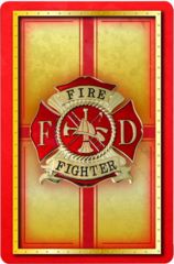 Firefighter Standard Index Playing Card Set