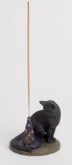 Cat Wizard Incense Burner 1978