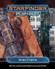 Starfinder Flip-Mat - Grav-Trains PZO7338