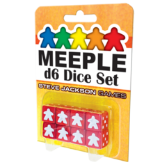 Meeple d6 Dice - Red