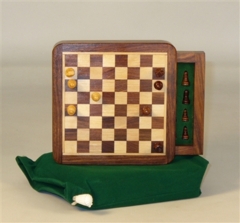 5'' Wood Magnetic Chess