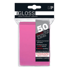 Ultra Pro Gloss Standard Sleeves - Pink (50 ct.)