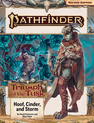 Pathfinder 2E Adventure Path 208 - Triumph of the Tusk - Hoof Cinder and Storm PZO15208-sc