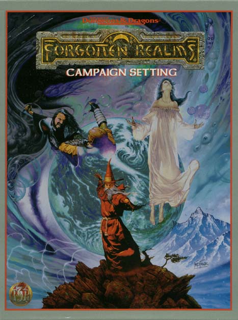 Ad&d Forgotten Realms Campaign set boxset fashion