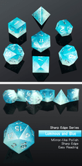 DAD628 - Sharp Edge Dice Set (7pc) Celestial