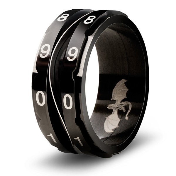 Life Counter Ring - Black - 15