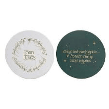 Lord of the Rings 2-Pack Ceramic Coaster Set