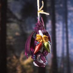 13992 DRAGON LIGHTS HANGING ORNAMENT