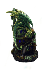 2893 Dragon Castle Incense Burner w/LED